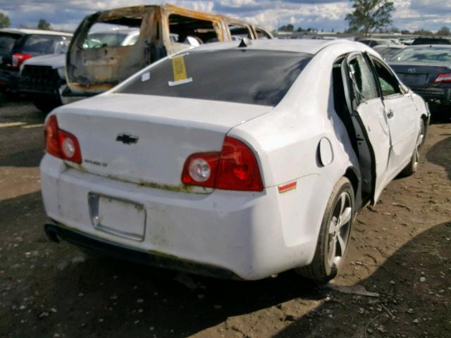 1G1ZC5E03CF192285 - 2012 CHEVROLET MALIBU 1LT თეთრი ფოტო 4