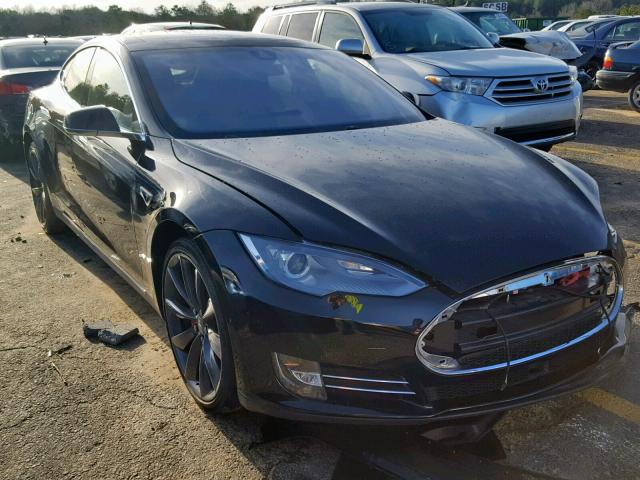 5YJSA1H26EFP64638 - 2014 TESLA MODEL S BLACK photo 1