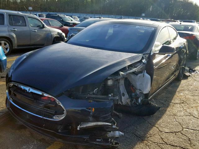 5YJSA1H26EFP64638 - 2014 TESLA MODEL S BLACK photo 2