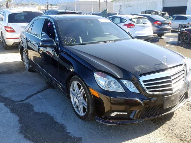 WDDHF5GBXAA254497 - 2010 MERCEDES-BENZ E 350 BLACK photo 1