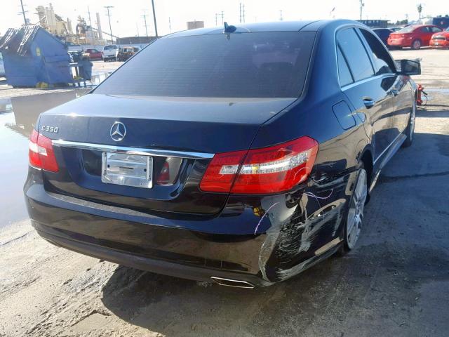 WDDHF5GBXAA254497 - 2010 MERCEDES-BENZ E 350 BLACK photo 4