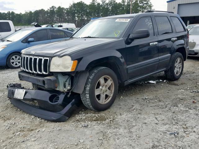 1J4GS48K96C172213 - 2006 JEEP GRAND CHER BLACK photo 2