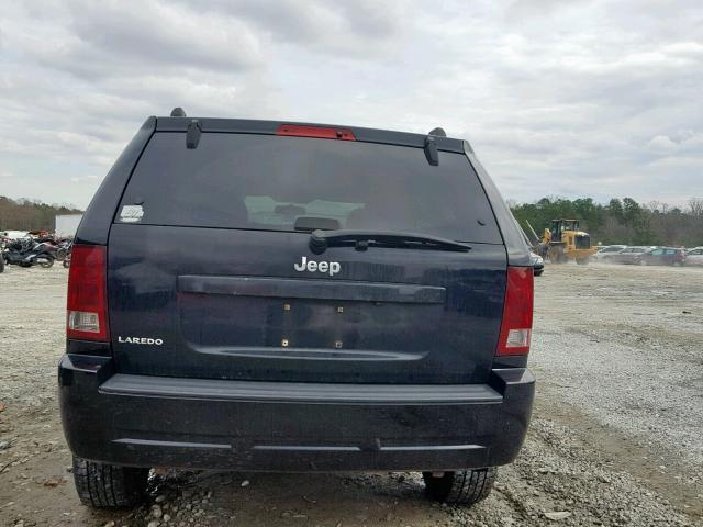 1J4GS48K96C172213 - 2006 JEEP GRAND CHER BLACK photo 9