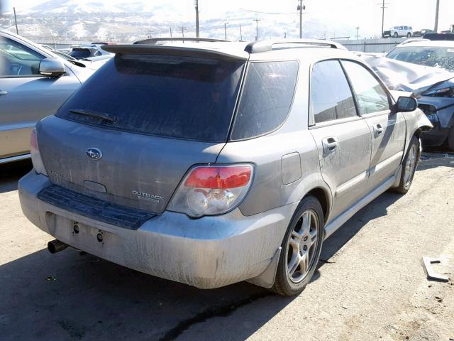 JF1GG68656H821844 - 2006 SUBARU IMPREZA OU GRAY photo 4