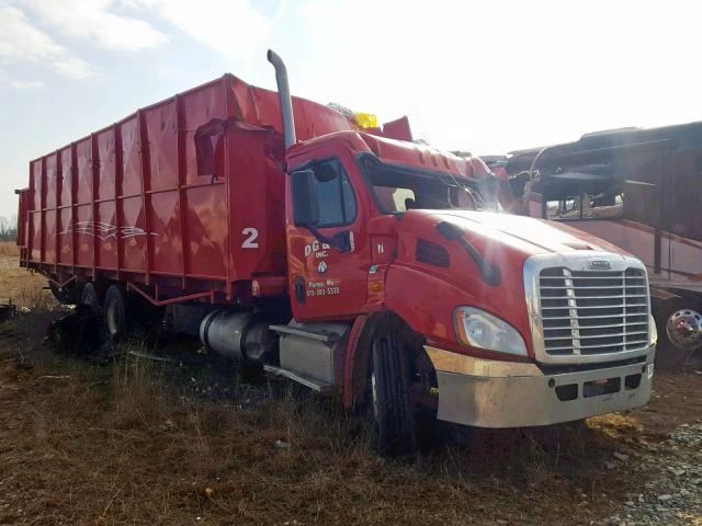 1FVHGBDV8DSBZ6559 - 2013 FREIGHTLINER CASCADIA 1 RED photo 1