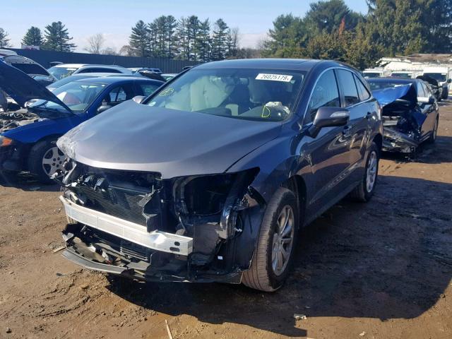 5J8TB4H34JL023988 - 2018 ACURA RDX BASE BLUE photo 2