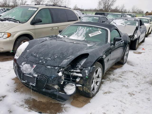 1G2MG35X19Y102690 - 2009 PONTIAC SOLSTICE G BLACK photo 2