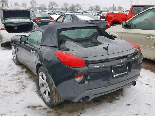 1G2MG35X19Y102690 - 2009 PONTIAC SOLSTICE G BLACK photo 3