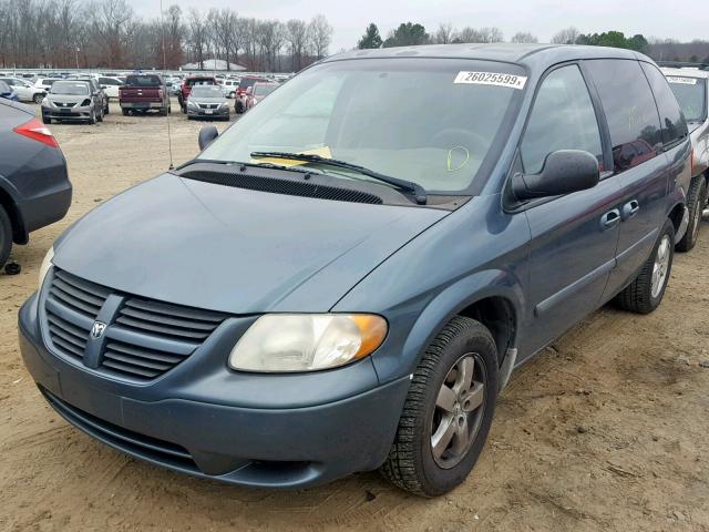 1D4GP45R06B519042 - 2006 DODGE CARAVAN SX GREEN photo 2