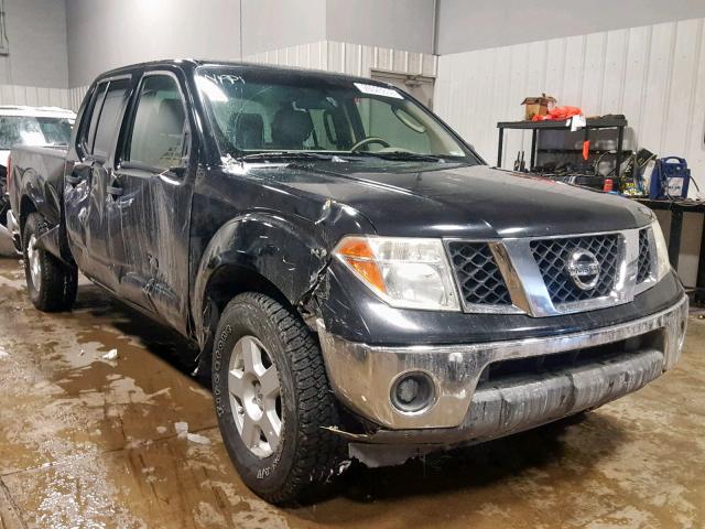 1N6AD09W77C442327 - 2007 NISSAN FRONTIER C BLACK photo 1