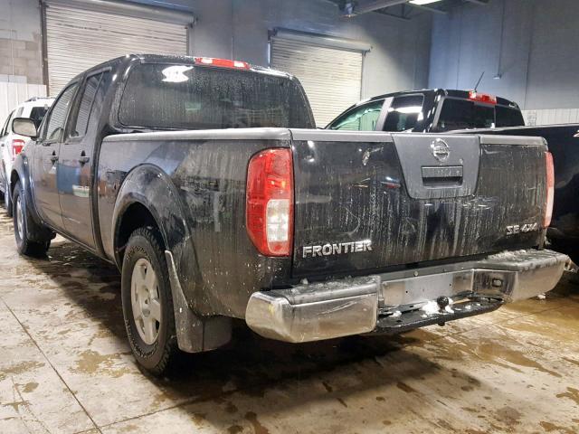 1N6AD09W77C442327 - 2007 NISSAN FRONTIER C BLACK photo 3