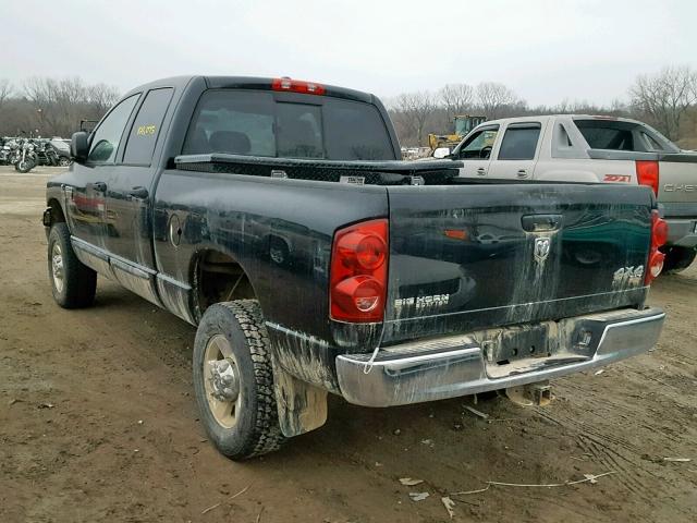 1D7KS28C17J509151 - 2007 DODGE RAM 2500 S BLACK photo 3