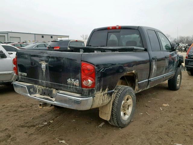 1D7KS28C17J509151 - 2007 DODGE RAM 2500 S BLACK photo 4