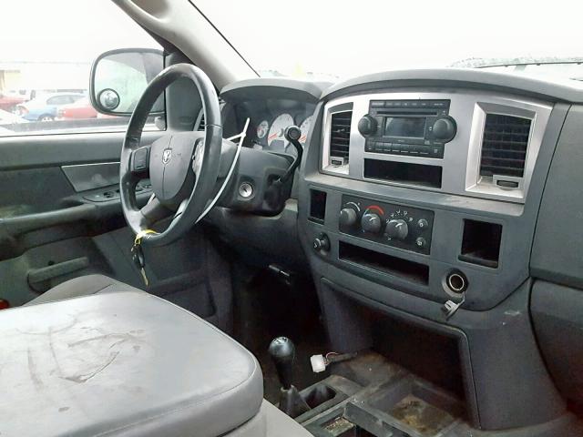 1D7KS28C17J509151 - 2007 DODGE RAM 2500 S BLACK photo 9