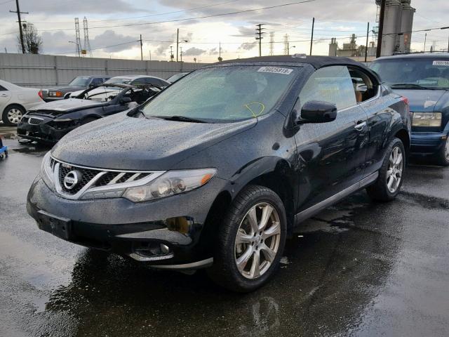 JN8AZ1FY7EW301239 - 2014 NISSAN MURANO CRO BLACK photo 2