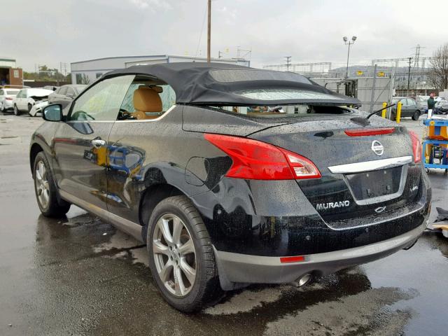 JN8AZ1FY7EW301239 - 2014 NISSAN MURANO CRO BLACK photo 3