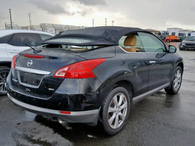 JN8AZ1FY7EW301239 - 2014 NISSAN MURANO CRO BLACK photo 4