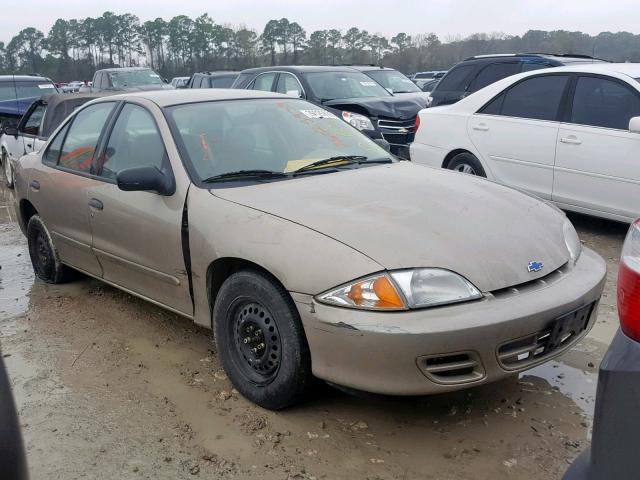 1G1JC524227349785 - 2002 CHEVROLET CAVALIER B TAN photo 1