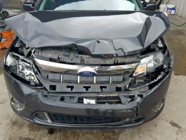 3FAHP0KC5BR137465 - 2011 FORD FUSION SPO BLACK photo 7