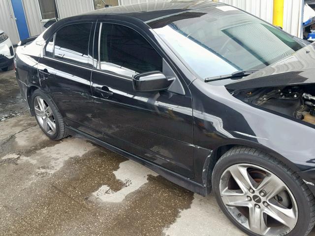 3FAHP0KC5BR137465 - 2011 FORD FUSION SPO BLACK photo 9