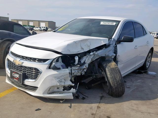 1G11B5SL3EF192465 - 2014 CHEVROLET MALIBU LS WHITE photo 2