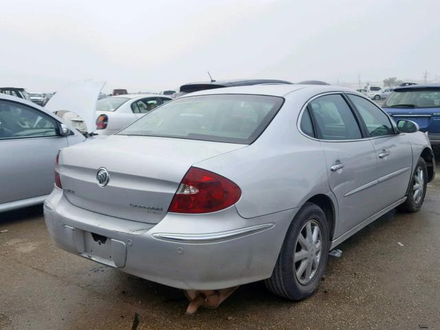 2G4WD532051196909 - 2005 BUICK LACROSSE C SILVER photo 4