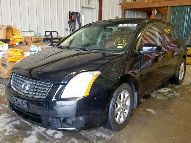 3N1AB61E07L604160 - 2007 NISSAN SENTRA 2.0 BLACK photo 2