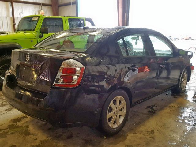 3N1AB61E07L604160 - 2007 NISSAN SENTRA 2.0 BLACK photo 4