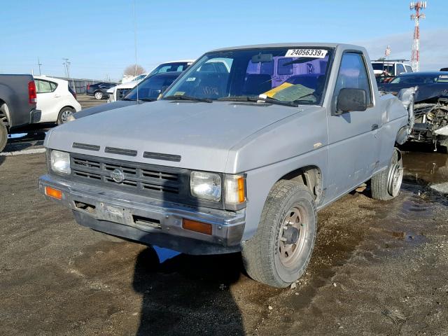 1N6SD11S9MC330787 - 1991 NISSAN TRUCK SHOR SILVER photo 2