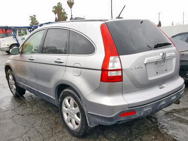 JHLRE38768C032539 - 2008 HONDA CR-V EXL GRAY photo 3