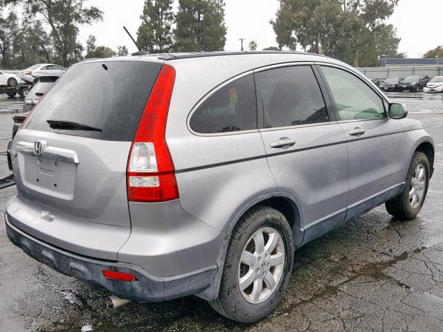 JHLRE38768C032539 - 2008 HONDA CR-V EXL GRAY photo 4