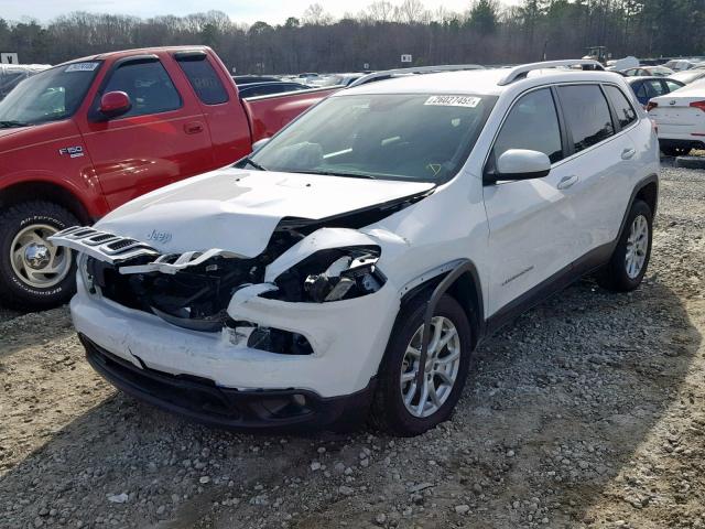 1C4PJLCB2HD214535 - 2017 JEEP CHEROKEE L WHITE photo 2