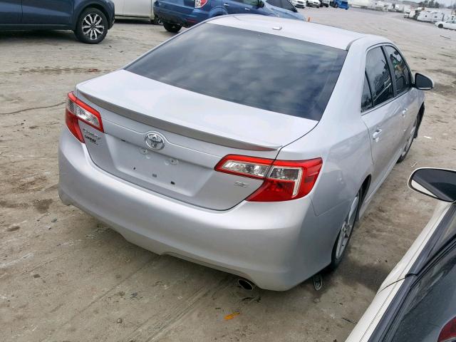 4T1BF1FK1CU137138 - 2012 TOYOTA CAMRY BASE SILVER photo 4