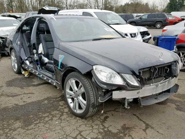 WDDHF5KBXDA670481 - 2013 MERCEDES-BENZ E 350 BLACK photo 1