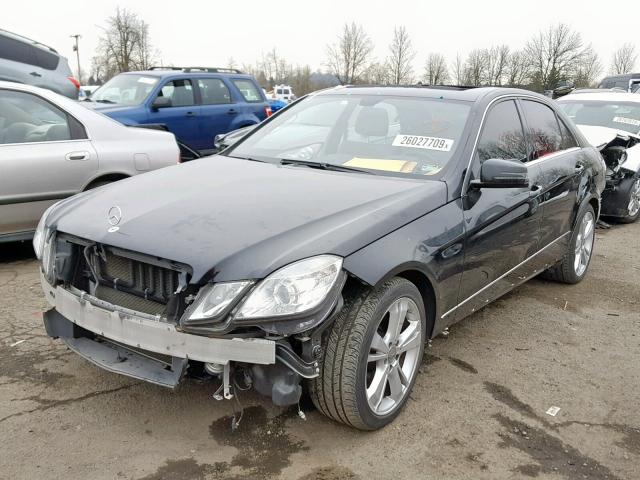 WDDHF5KBXDA670481 - 2013 MERCEDES-BENZ E 350 BLACK photo 2