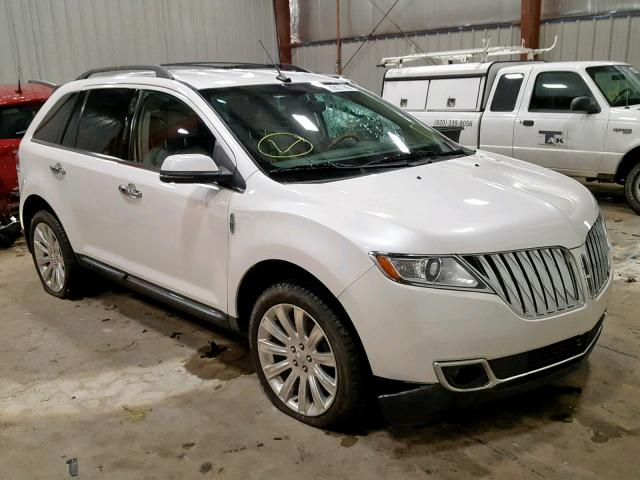 2LMDJ6JK1DBL32051 - 2013 LINCOLN MKX WHITE photo 1