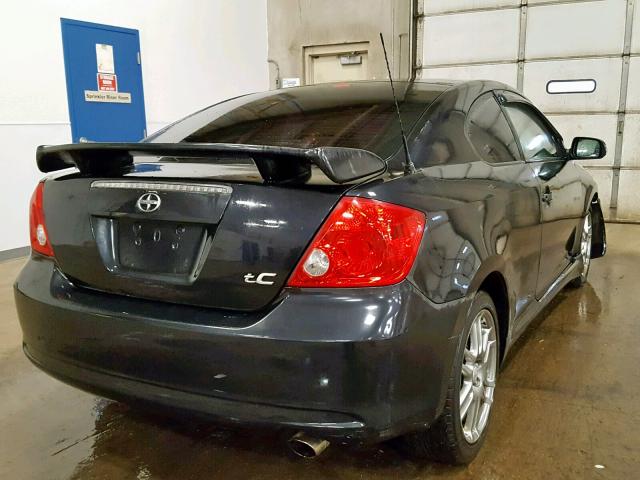 JTKDE177170202554 - 2007 TOYOTA SCION TC შავი ფოტო 4