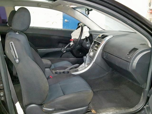 JTKDE177170202554 - 2007 TOYOTA SCION TC შავი ფოტო 5