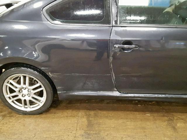 JTKDE177170202554 - 2007 TOYOTA SCION TC შავი ფოტო 9