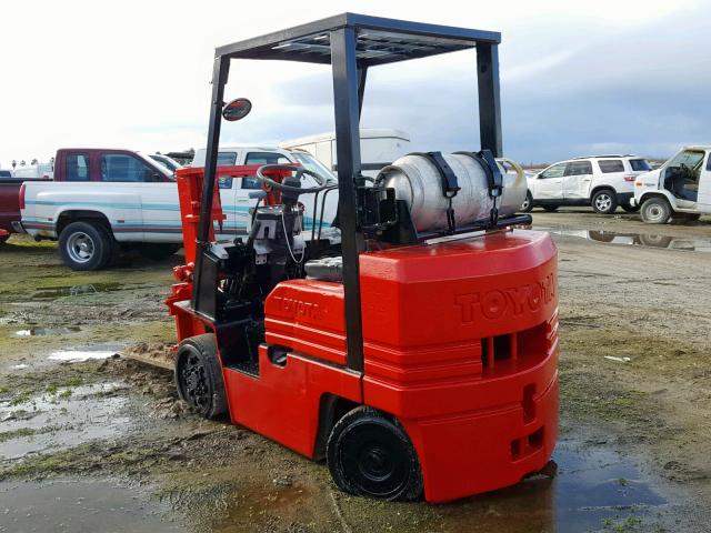 13323 - 1993 TOYOTA FORKLIFT RED photo 3