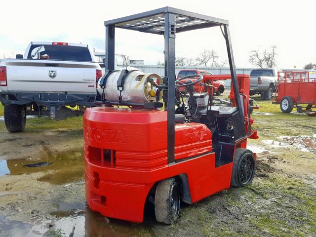 13323 - 1993 TOYOTA FORKLIFT RED photo 4