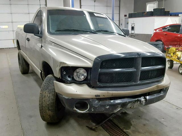 3D7KU26C63G829705 - 2003 DODGE RAM 2500 S TAN photo 1