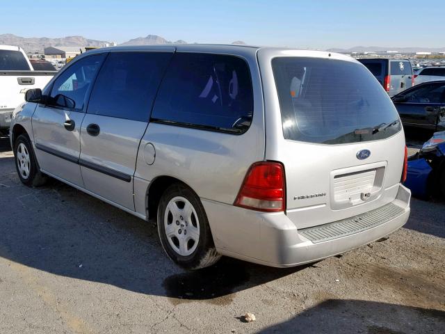 2FMZA50635BA35543 - 2005 FORD FREESTAR S SILVER photo 3