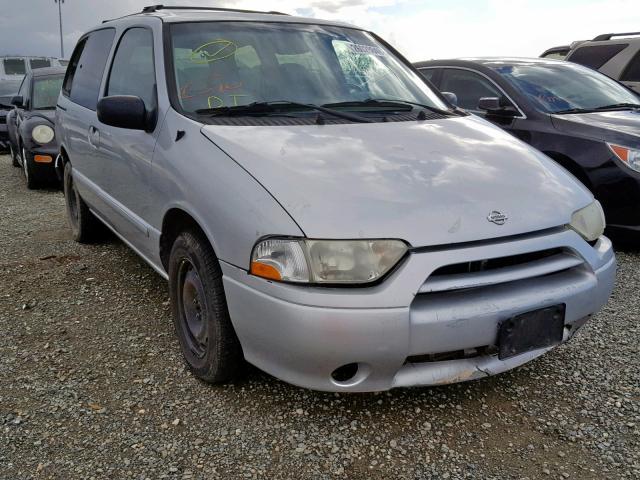 4N2ZN17T12D815797 - 2002 NISSAN QUEST GLE SILVER photo 1