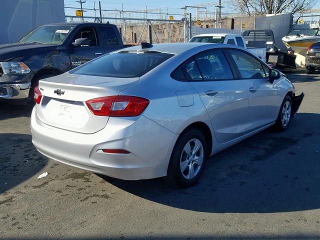 1G1BC5SM6J7157921 - 2018 CHEVROLET CRUZE LS SILVER photo 4