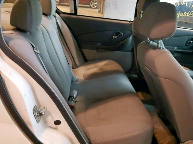 1G1ZS58F68F134858 - 2008 CHEVROLET MALIBU LS WHITE photo 6