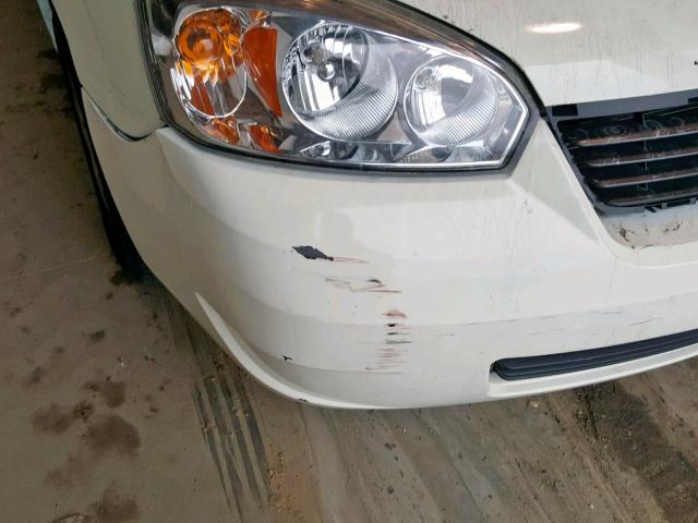 1G1ZS58F68F134858 - 2008 CHEVROLET MALIBU LS WHITE photo 9