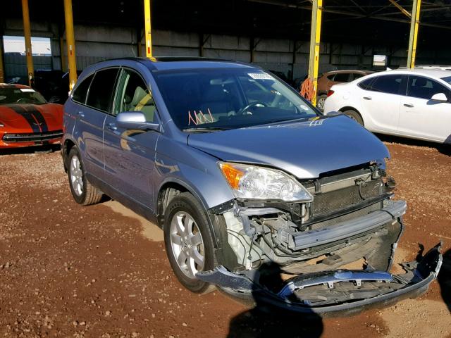 JHLRE38758C031706 - 2008 HONDA CR-V EXL BLUE photo 1