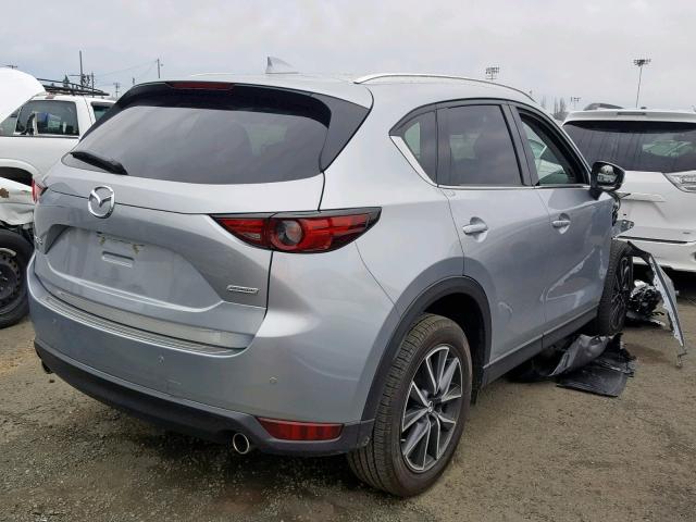 JM3KFADLXH0226258 - 2017 MAZDA CX-5 GRAND SILVER photo 4