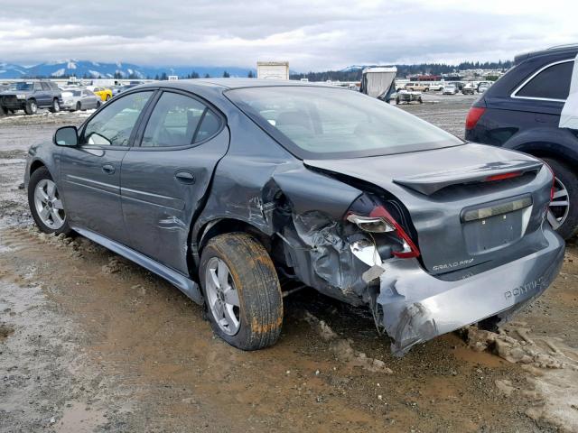 2G2WP522451140991 - 2005 PONTIAC GRAND PRIX GRAY photo 3